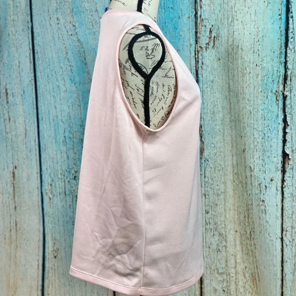 ADIDAS LN Blush Pink White Trefoil Tank - Picture 9 of 11